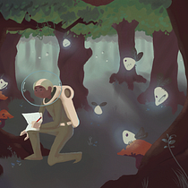 My project for course: Fantastical Illustrations with Procreate. Ilustração tradicional, Ilustração digital, e Desenho digital projeto de aralina - 21.09.2022