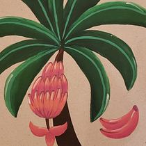 My project for course: Acrylic Painting: Create Colorful Tropical Art. Projekt z dziedziny  Malarstwo, Malarstwo akr, lowe, Ilustracja naturalist i czna użytkownika Carol Tomazetti - 21.09.2021