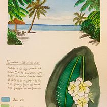 Mi proyecto del curso: Cuaderno de viaje en acuarela. Traditional illustration, Watercolor Painting, Architectural Illustration, and Sketchbook project by Alicia - 09.21.2022