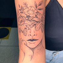 Meu projeto do curso: Tatuagem para principiantes. Tattoo Design project by Ana Júlia Moreira Barbosa - 09.21.2022