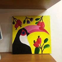 Tucano . Projekt z dziedziny  Malarstwo, Malarstwo akr, lowe, Ilustracja naturalist i czna użytkownika marianazieza - 13.09.2022