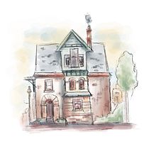 My project for course: Expressive Architectural Sketching with Colored Markers. Een project van  Schetsen,  Tekening,  Architecturale illustratie, Sketchbook y  Illustratie met inkt van Adriana - 22.09.2022