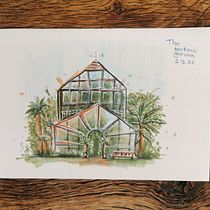 My project for course: Expressive Architectural Sketching with Colored Markers. Een project van  Schetsen,  Tekening,  Architecturale illustratie, Sketchbook y  Illustratie met inkt van Alina - 22.09.2022