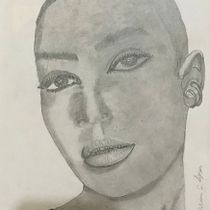 Meu projeto do curso: Retrato realista com lápis grafite. Ilustração tradicional, Artes plásticas, Esboçado, Desenho a lápis, Desenho, Desenho de retrato, Desenho realista, Desenho artístico, e Desenho anatômico projeto de Raissa Lopes - 22.09.2022
