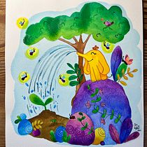 Il mio progetto del corso: Tecniche di illustrazione con acquerello e gouache. Traditional illustration, Fine Arts, Painting, Watercolor Painting, Children's Illustration, and Gouache Painting project by Margherita Lovisetto - 09.22.2022