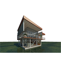 Mi proyecto del curso: Diseño y modelado arquitectónico 3D con Revit. Een project van 3D, Architectuur, Interactief ontwerp,  3D-modellering, Digitale architectuur y Architecturale visualisatie van olivarezfloresf - 20.09.2022