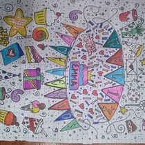 Mi proyecto del curso: Dibujo y hand lettering creativo para principiantes. Traditional illustration, Lettering, Drawing, H, and Lettering project by Mabel Istillarte - 09.22.2022