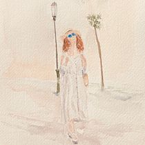 My project for course: Sketching People with Watercolor. Un progetto di Bozzetti, Pittura ad acquerello e Disegno anatomico di cappiellolou - 23.09.2022