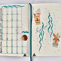 Meu projeto do curso: Bullet journal criativo: aumente sua produtividade. Traditional illustration, Lettering, DIY, H, Lettering, Management, Productivit, Arts, and Crafts project by Sílvia Roma - 06.23.2022