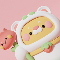 My project for course: Kawaii Character Creation in 3D with Blender . Ilustração tradicional, Design de personagens, Ilustração digital, Modelagem 3D, e Mangá projeto de Joey Pham - 19.09.2022