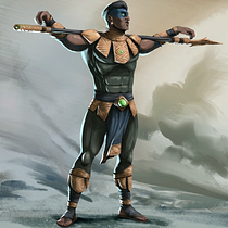 Concept Art Brazilian Hero Ein Projekt aus dem Bereich Concept Art, Traditionelle Illustration, Design von Figuren, Digitale Illustration, Digitale Zeichnung und Digitale Malerei von Dalmo Barros - 09.10.2022