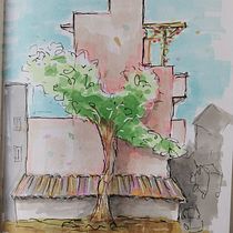 My project for course: Expressive Architectural Sketching with Colored Markers. Een project van  Schetsen,  Tekening,  Architecturale illustratie, Sketchbook y  Illustratie met inkt van Ivana Filipović - 23.09.2022