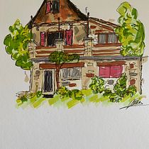 Mi proyecto del curso: Dibujo arquitectónico expresivo con marcadores de colores. Een project van  Schetsen,  Tekening,  Architecturale illustratie, Sketchbook y  Illustratie met inkt van Rafa Mira Melgarejo - 23.09.2022