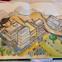 Mon projet du cours : L’art du sketching : transformez vos esquisses en œuvres d’art. Traditional illustration, Pencil Drawing, Drawing, and Sketchbook project by sophie.daout - 09.23.2022