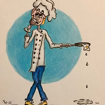 Mijn project van de cursus: Inleiding tot het maken van cartoonfiguren. Un projet de Illustration traditionnelle, Conception de personnages , et Dessin de nicole-adriaensen - 23.09.2022