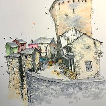 My project for course: Expressive Architectural Sketching with Colored Markers. Sketching, Drawing, Architectural Illustration, Sketchbook & Ink Illustration project by Dave Daley - 09.24.2022