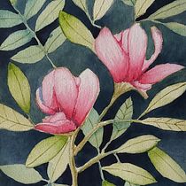 My project for course: Negative Watercolor Painting for Botanical Illustration Ein Projekt aus dem Bereich Traditionelle Illustration, Botanische Illustration und Aquarellmalerei von Marivic Arbolado - 23.09.2022