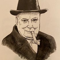 My project for course: Introduction to Portraits with India Ink and Nibs. Ilustração tradicional, Artes plásticas, Desenho a lápis, Desenho de retrato e Ilustração com tinta projeto de marcus - 23.09.2022