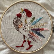 My project for course: Embroidery Techniques: Illustrating with Needle and Thread. Un projet de Broderie , et Design textile de jacqueline.cuzino - 24.09.2022
