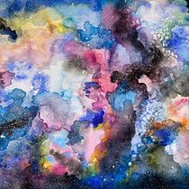 Mon projet du cours : Techniques modernes d’aquarelle. Traditional illustration, Fine Arts, Painting, and Watercolor Painting project by Tokahi Cross - 09.25.2022