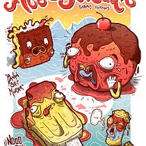 ICE-SCREAM. Ilustração tradicional, Design gráfico e Ilustração digital projeto de Mathias Grosso - 25.09.2022