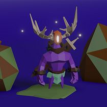 Guerrero tribal Ein Projekt aus dem Bereich 3D, 3-D-Modellierung, Videospiele, Design von 3-D-Figuren und Design für Videospiele von murrietakechus - 25.09.2022