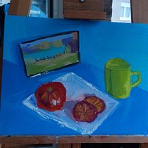 Mi proyecto del curso: Pintura al óleo desde cero. Artes plásticas, Pintura, e Pintura a óleo projeto de Belen Pevida Artime - 25.09.2022