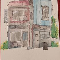 Il mio progetto del corso: Disegno architettonico espressivo con pennarelli colorati. Een project van  Schetsen,  Tekening,  Architecturale illustratie, Sketchbook y  Illustratie met inkt van luca_pigoli - 25.09.2022