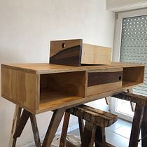 Mi proyecto del curso: Diseño y construcción de muebles para principiantes. Artesanato, Design e fabricação de móveis, Design de interiores, Marcenaria, e DIY projeto de Nicolás Cacciutto - 26.09.2022