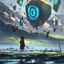 SCI_FI / FANTASÍA. 3D, Digital Illustration, and 3D Design project by Daniel Zadh'ill - 09.26.2022