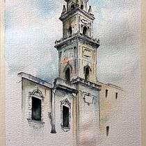 Mi proyecto del curso: Técnicas modernas para paisajes urbanos en acuarela. Un progetto di Pittura e Pittura ad acquerello di Lara Barbali - 26.09.2022