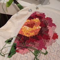 Mi proyecto del curso: Introducción al punto de cruz contemporáneo  Ein Projekt aus dem Bereich Stickerei, DIY, Upc, cling und Textildesign von M. Ines Sant Comaleras - 26.09.2022