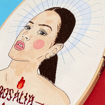 Mi proyecto del curso: Creación de retratos bordados en acuarela. Un progetto di Pittura, Pittura ad acquerello, Ricamo e Textile Design di flor_atencia - 25.09.2022