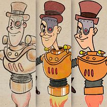 Mi proyecto del curso: Diseño de personajes retro para animación. Animation, 2D Animation, and 3D Character Design project by Sebastian Piedrahita Cárdenas - 10.20.2022