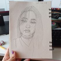 Mi proyecto del curso: Sketchbook de retrato: explora el rostro humano . % Isa Kinte tarafından hazırlanan Eskiz çizimi, Çizim, Portre Çizimi, Sanatsal Çizim, Ve Eskiz defteri projesi - 09.26.2022