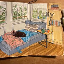 My project for course: Exploratory Sketchbook: Find Your Drawing Style. Un proyecto de Ilustración tradicional, Bocetado, Creatividad, Dibujo, Sketchbook y Pintura gouache de DiGa Me - 26.09.2022