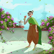 My project for course: Lighting Principles for Digital Painting. Traditional illustration, Digital Illustration, Digital Painting, Painting, Drawing, and Concept Art project by Suvichaya Khiewrat - 09.26.2022