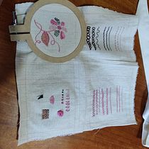 Mi proyecto del curso: Técnicas básicas de bordado: puntadas, composiciones y gamas cromáticas. Un projet de Création d'accessoires, Création de costumes, Broderie, Théorie des couleurs , et Design textile de camposdebora - 27.09.2022