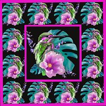 My project for course: Textile Prints with Digital Techniques. Pattern Design, Design de moda, e Estampagem projeto de Theresa Le - 27.09.2022