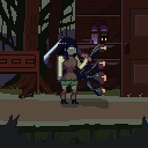 Meu projeto do curso: Introdução ao desenho de personagens em pixel art. Un progetto di Character design, Videogiochi, Pixel art e Progettazione di videogiochi di devyd1234567890 - 25.09.2022