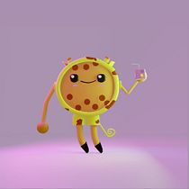 Mi proyecto del curso: Creación de personajes kawaii en 3D con Blender  Ein Projekt aus dem Bereich Traditionelle Illustration, Design von Figuren, Digitale Illustration und 3-D-Modellierung von Merlina Figueroa Feijoó - 27.09.2022