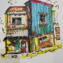 Mi proyecto del curso: Dibujo arquitectónico expresivo con marcadores de colores. Sketching, Drawing, Architectural Illustration, Sketchbook & Ink Illustration project by lourdesalberto92 - 09.25.2022
