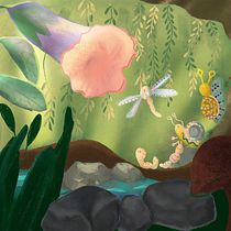 My project for course: Atmospheric Scenes in Procreate: Paint with Color and Light. Ilustração digital e Ilustração tradicional projeto de juliagarcia1 - 28.09.2022