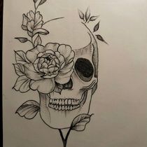 Mój projekt z kursu: Tatuaż botaniczny w technice „dotwork”. Un progetto di Illustrazione tradizionale, Design di tatuaggi e Illustrazione botanica di anita_b_ziaja - 23.09.2022