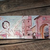 Mi proyecto del curso: Sketching artístico en acuarela: atrévete a expresar tus ideas . Traditional illustration, Sketching, Creativit, Drawing, Watercolor Painting, and Sketchbook project by Pau Flo - 09.28.2022