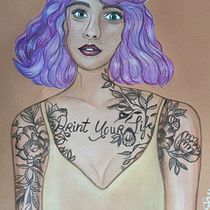My project for course: Illustration with Pastel and Coloured Pencils. Un progetto di Illustrazione tradizionale, Belle arti, Disegno a matita, Disegno, Disegno di ritratti, Disegno realistico e Disegno artistico di svenja199 - 28.09.2022