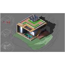My project for course: Artistic Architectural Sketching with Procreate. Architecture, Sketching, Digital Illustration, Digital Architecture, and Architectural Illustration project by Kunal Manchekar - 09.21.2022