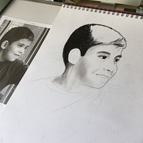 Mi proyecto del curso: Retrato realista con lápiz de grafito. Ilustração tradicional, Artes plásticas, Esboçado, Desenho a lápis, Desenho, Desenho de retrato, Desenho realista, Desenho artístico, e Desenho anatômico projeto de Juan José Torres Larios - 17.04.2021