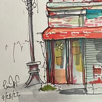 My project for course: Expressive Architectural Sketching with Colored Markers. Sketching, Drawing, Architectural Illustration, Sketchbook & Ink Illustration project by Tim McCaffrey - 09.29.2022