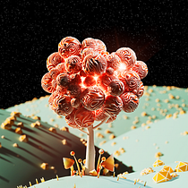 Arbol espacial. 3D, 3D Modeling, 3D Design, and 3D Animation project by josemalcedov - 09.27.2022